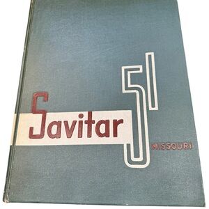 University of Missouri at Columbia Savitar 1951 College Yearbook Alma Mater